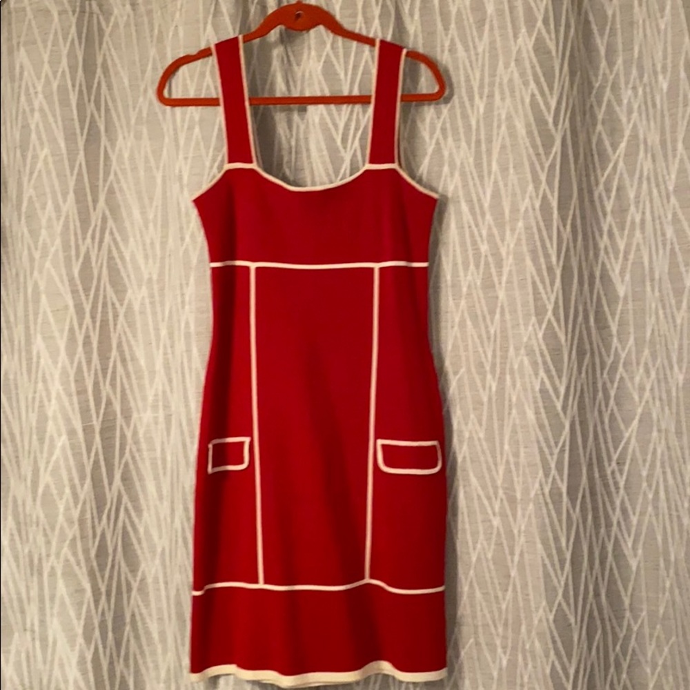 Diane von Furstenberg Red Cotton Dress!